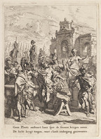 KG 05455
<br/>
Afgeluisterde complot van Aeneas en reisgenoten
<br/>
<em>Lairesse, Gerard de (1641-1711)</em>